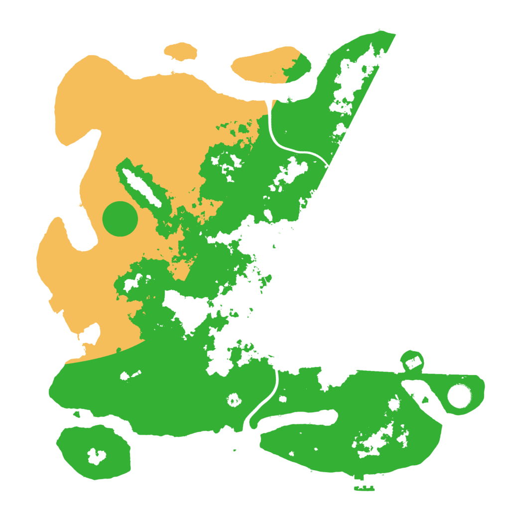 Biome Rust Map: Procedural Map, Size: 3800, Seed: 102020