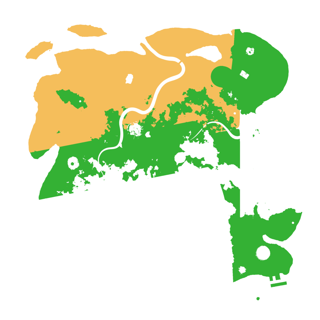 Biome Rust Map: Procedural Map, Size: 4000, Seed: 20852
