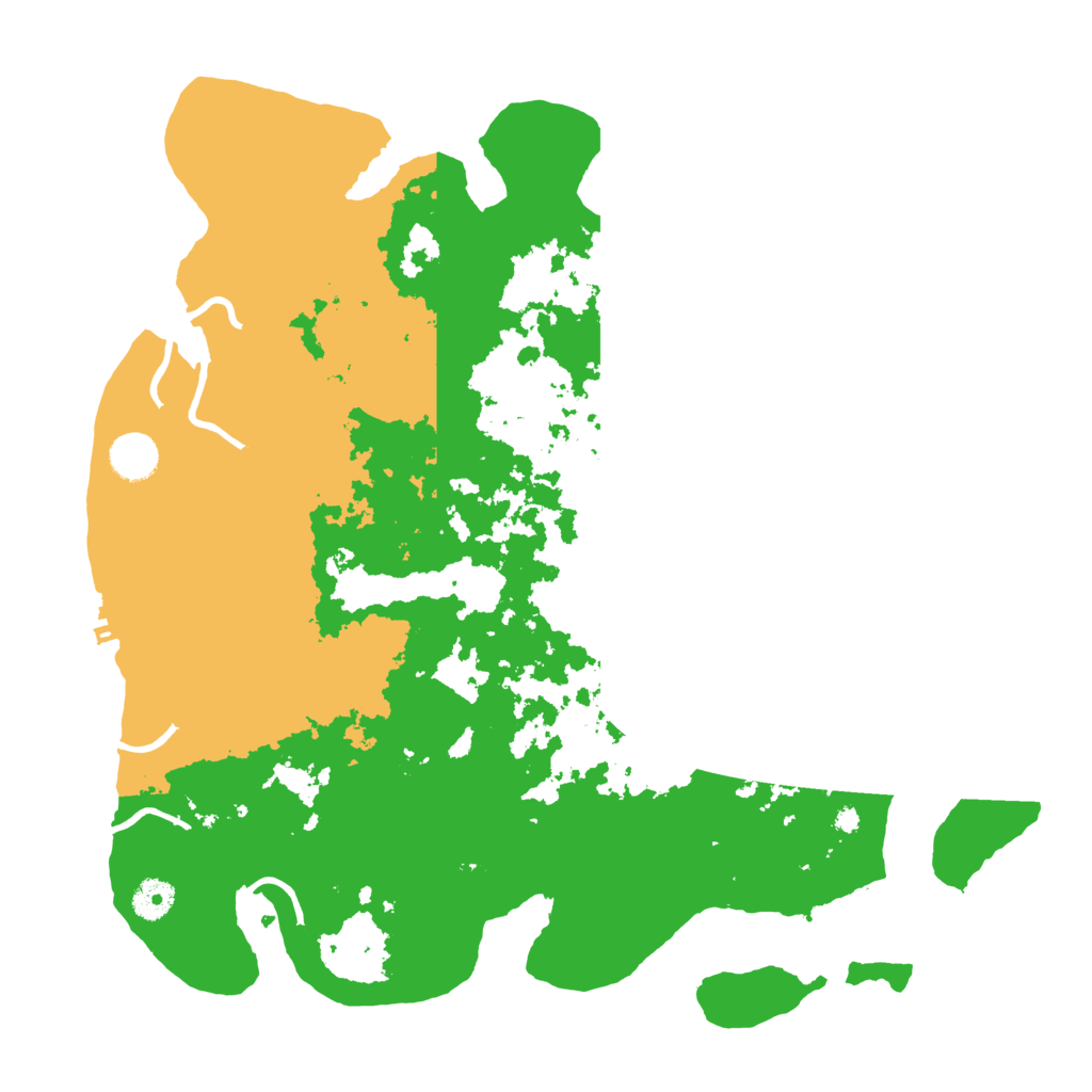 Biome Rust Map: Procedural Map, Size: 4000, Seed: 129754588
