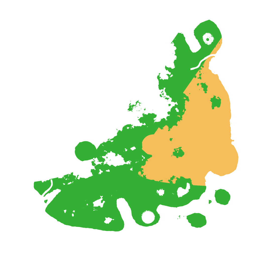 Biome Rust Map: Procedural Map, Size: 3500, Seed: 250983554