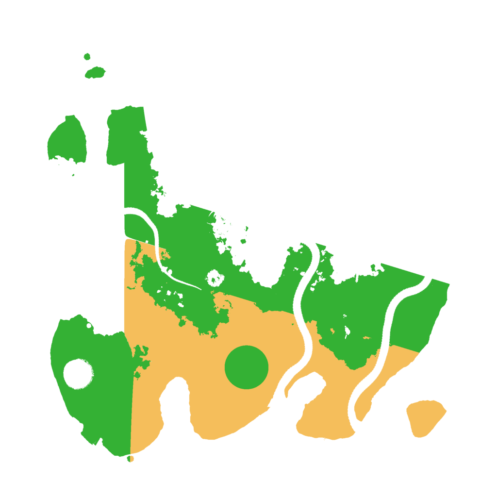 Biome Rust Map: Procedural Map, Size: 3000, Seed: 4824