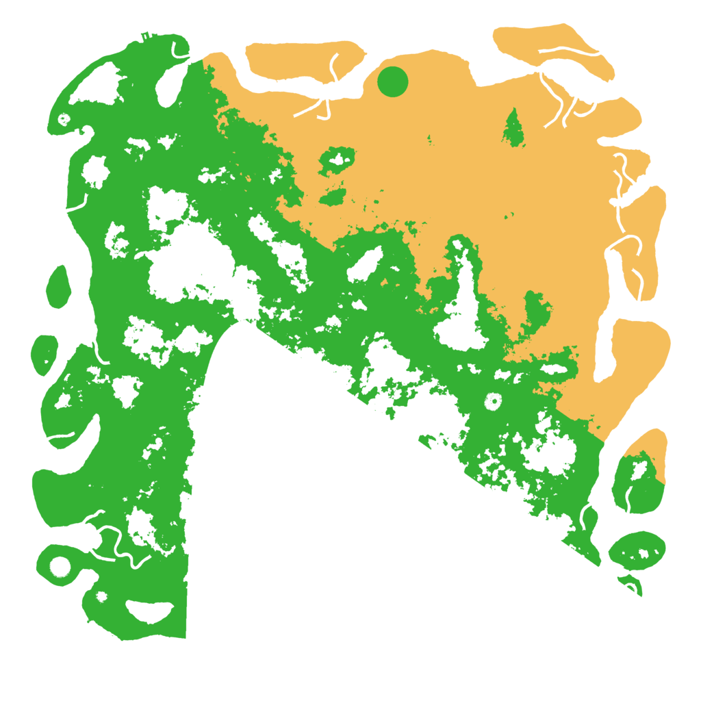 Biome Rust Map: Procedural Map, Size: 6000, Seed: 1321353787