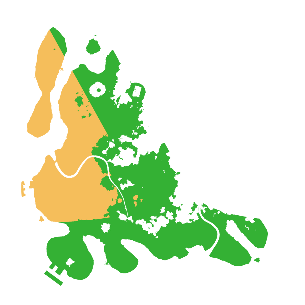 Biome Rust Map: Procedural Map, Size: 3000, Seed: 2041018119