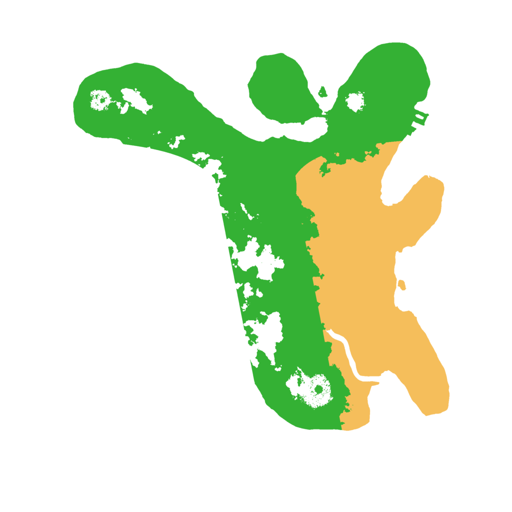 Biome Rust Map: Procedural Map, Size: 2500, Seed: 544