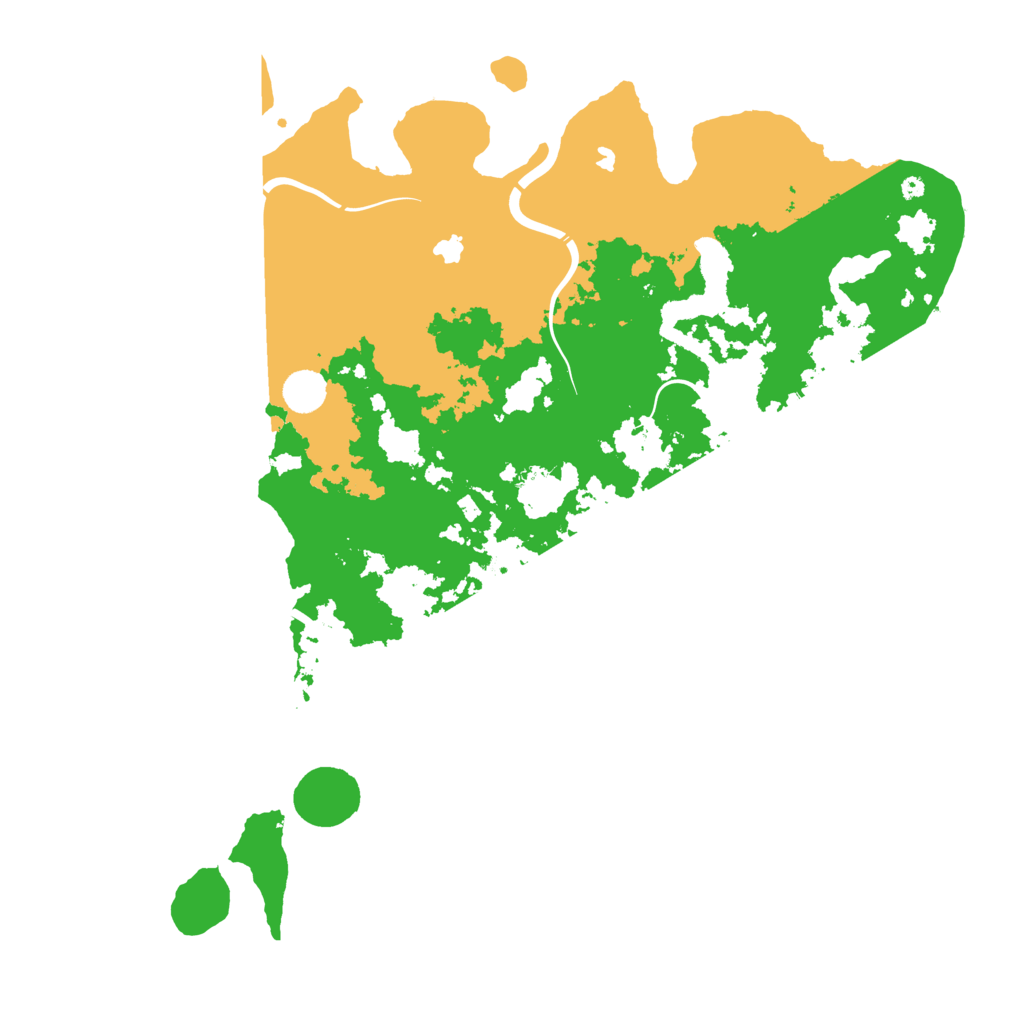 Biome Rust Map: Procedural Map, Size: 4500, Seed: 995347
