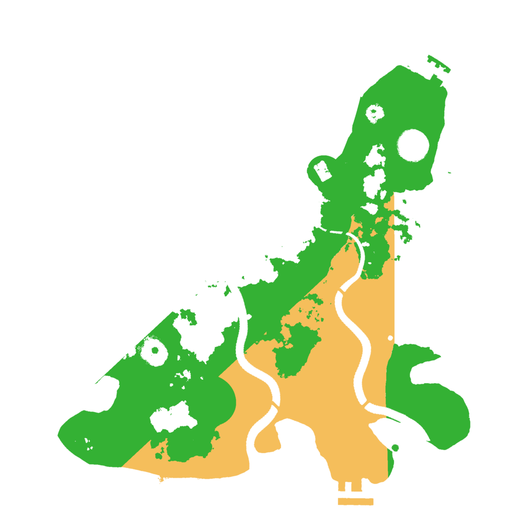Biome Rust Map: Procedural Map, Size: 3000, Seed: 10740
