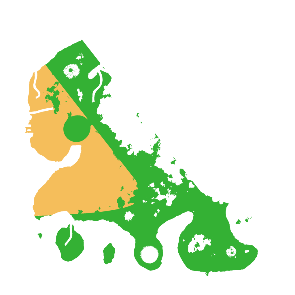 Biome Rust Map: Procedural Map, Size: 3000, Seed: 24571
