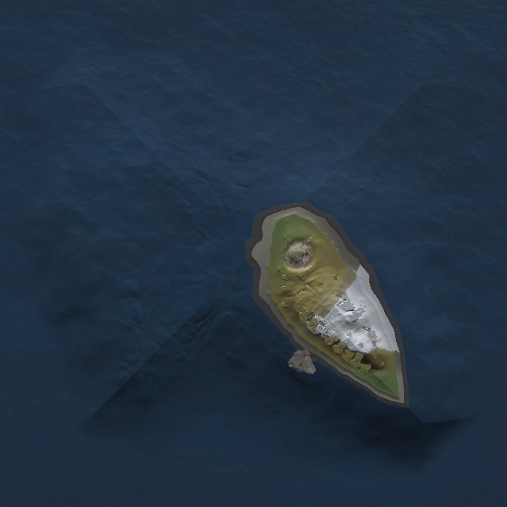 Rust Map: Procedural Map, Size: 1000, Seed: 43432342, 3 Monuments