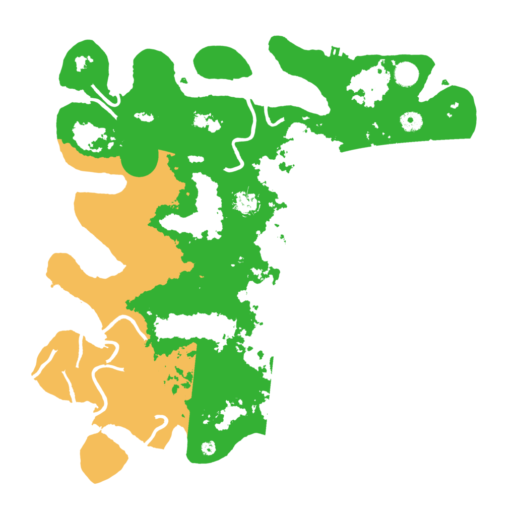Biome Rust Map: Procedural Map, Size: 3700, Seed: 519982375