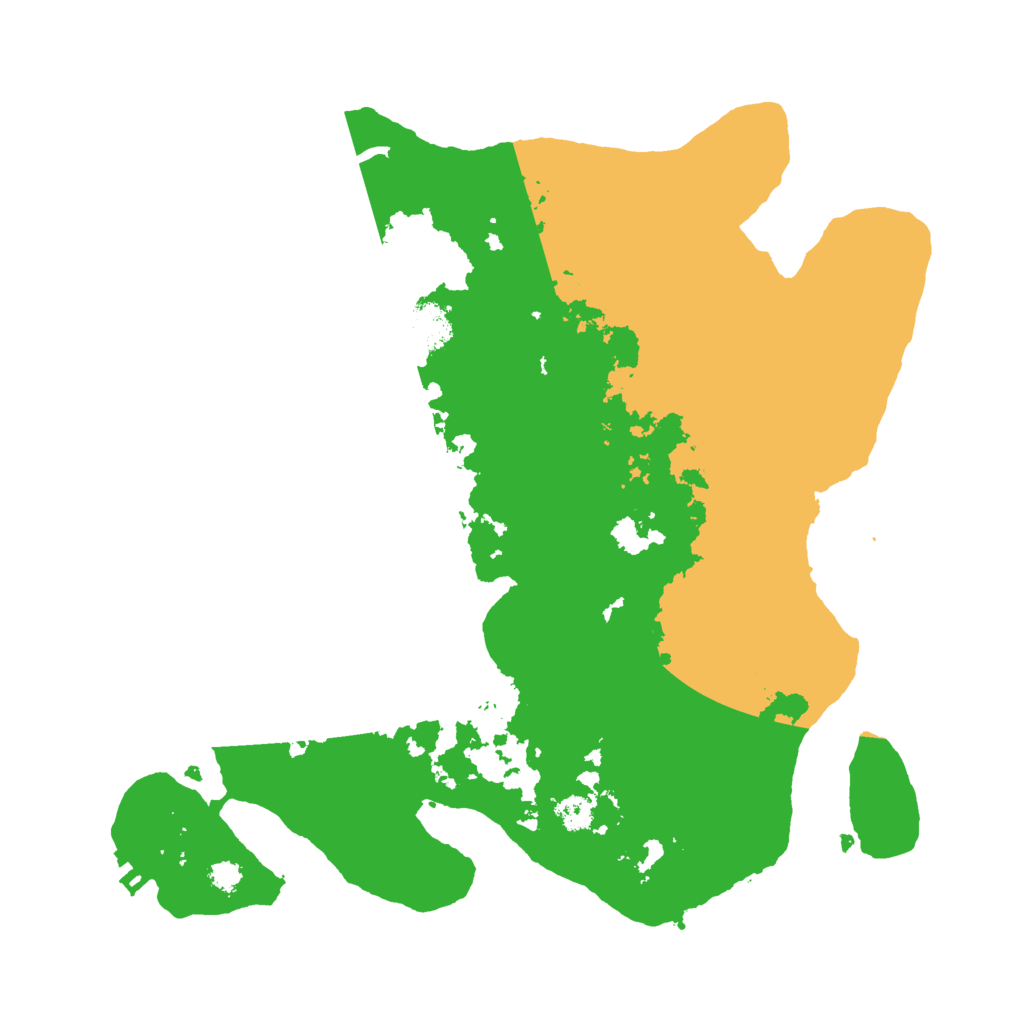 Biome Rust Map: Procedural Map, Size: 3000, Seed: 24042