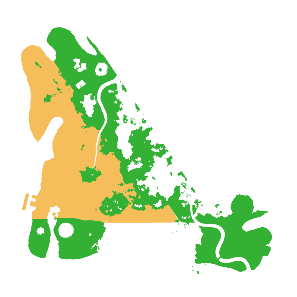 Biome Rust Map: Procedural Map, Size: 3500, Seed: 1243567800
