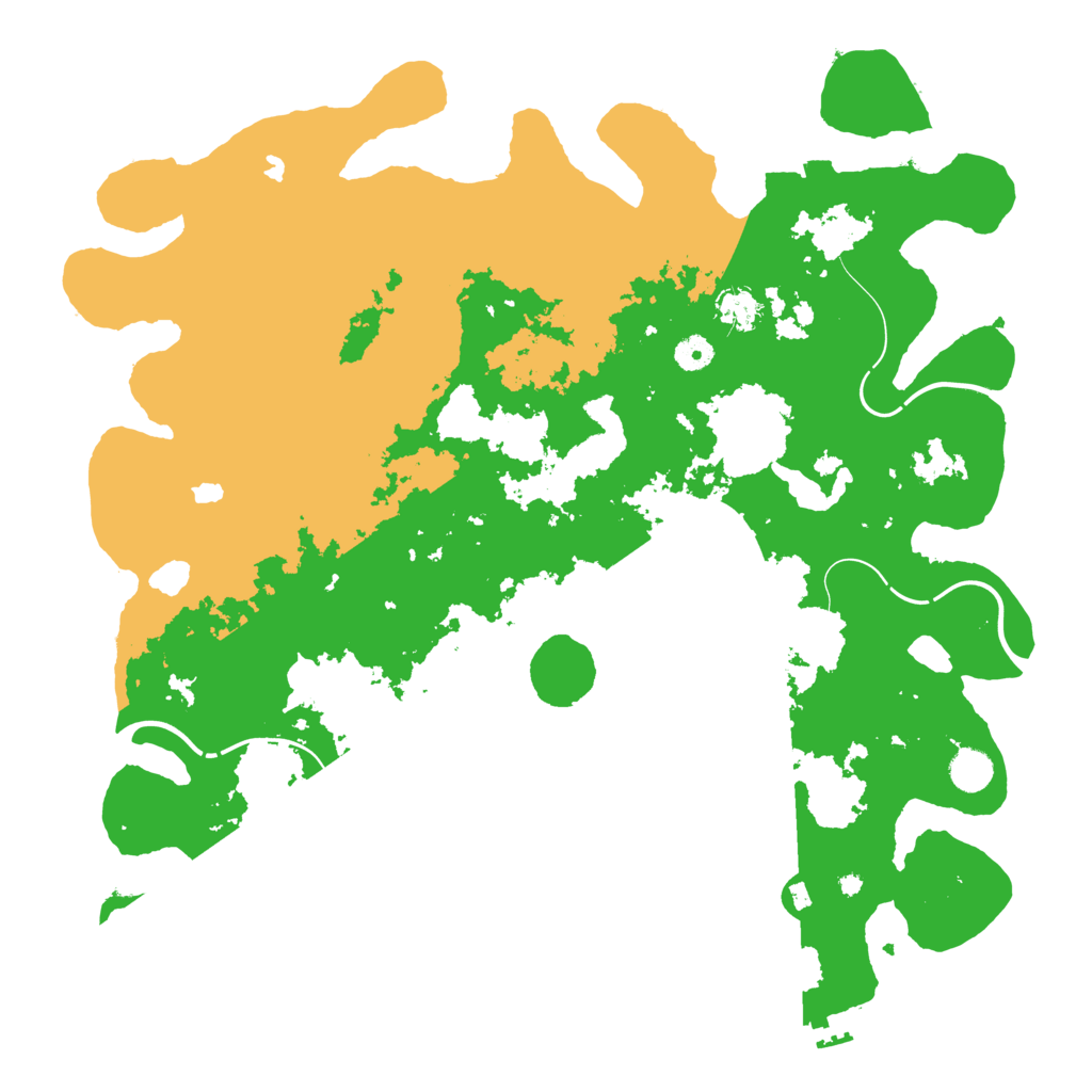 Biome Rust Map: Procedural Map, Size: 4500, Seed: 1515793144