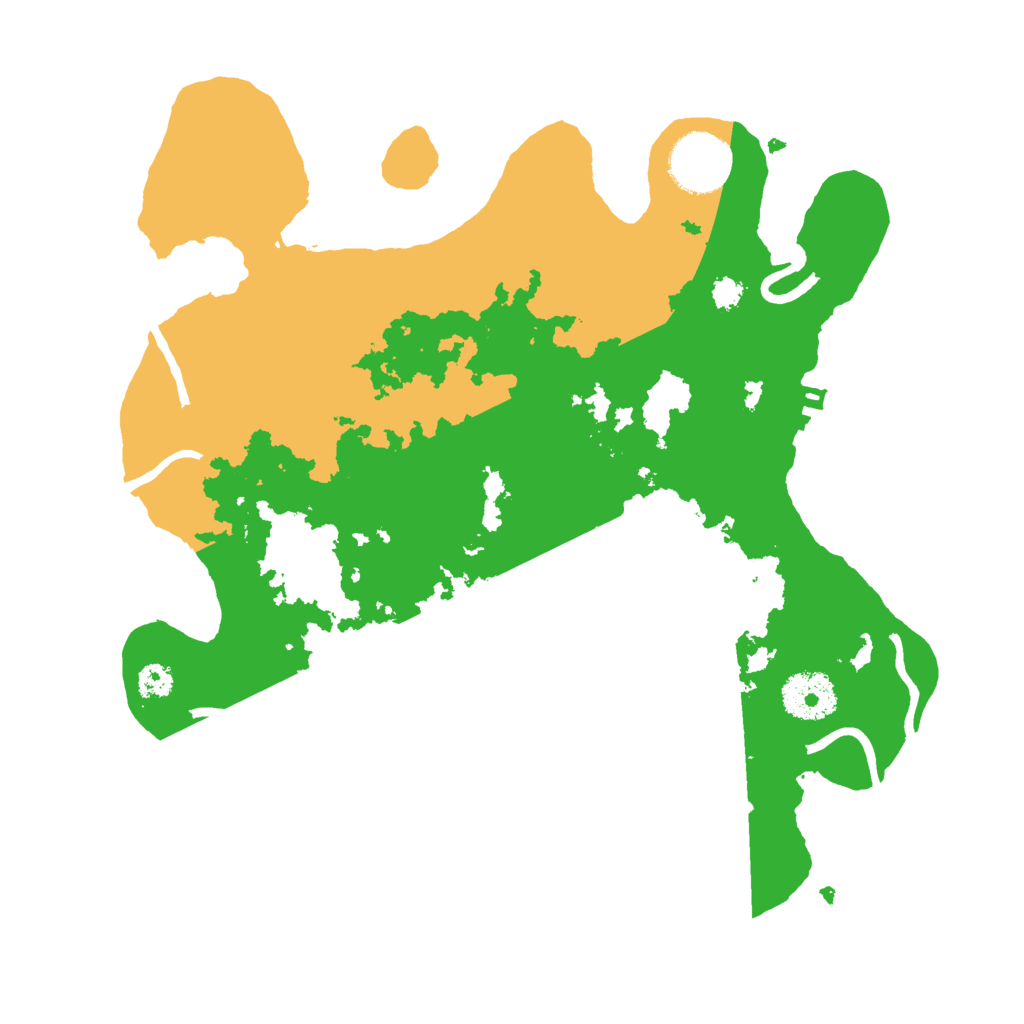 Biome Rust Map: Procedural Map, Size: 3000, Seed: 29368