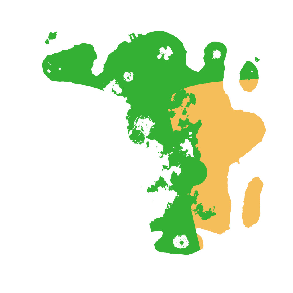 Biome Rust Map: Procedural Map, Size: 3000, Seed: 607