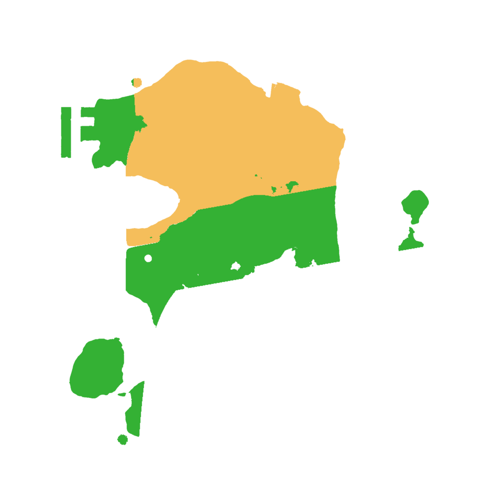 Biome Rust Map: Procedural Map, Size: 2000, Seed: 35687