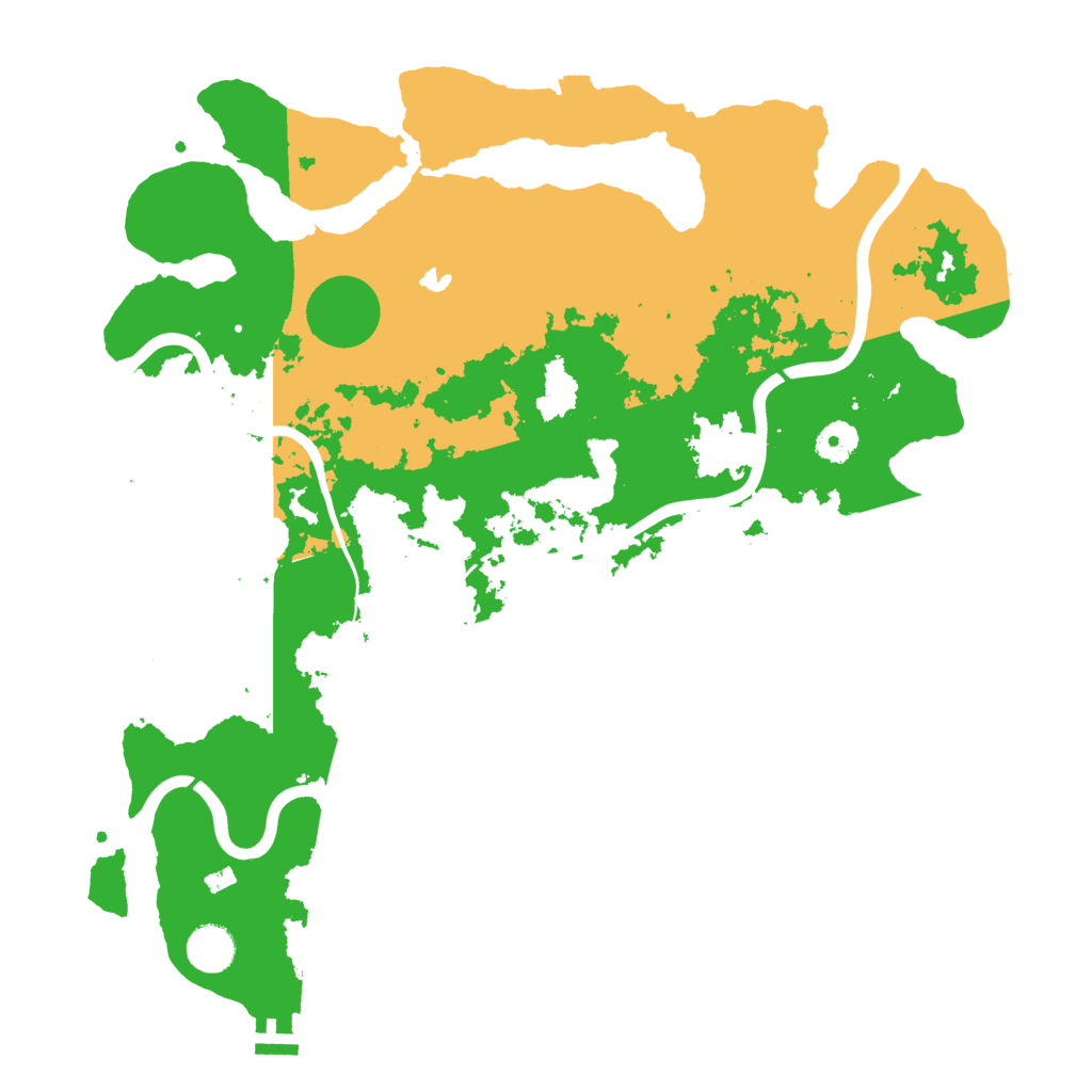 Biome Rust Map: Procedural Map, Size: 4000, Seed: 12568