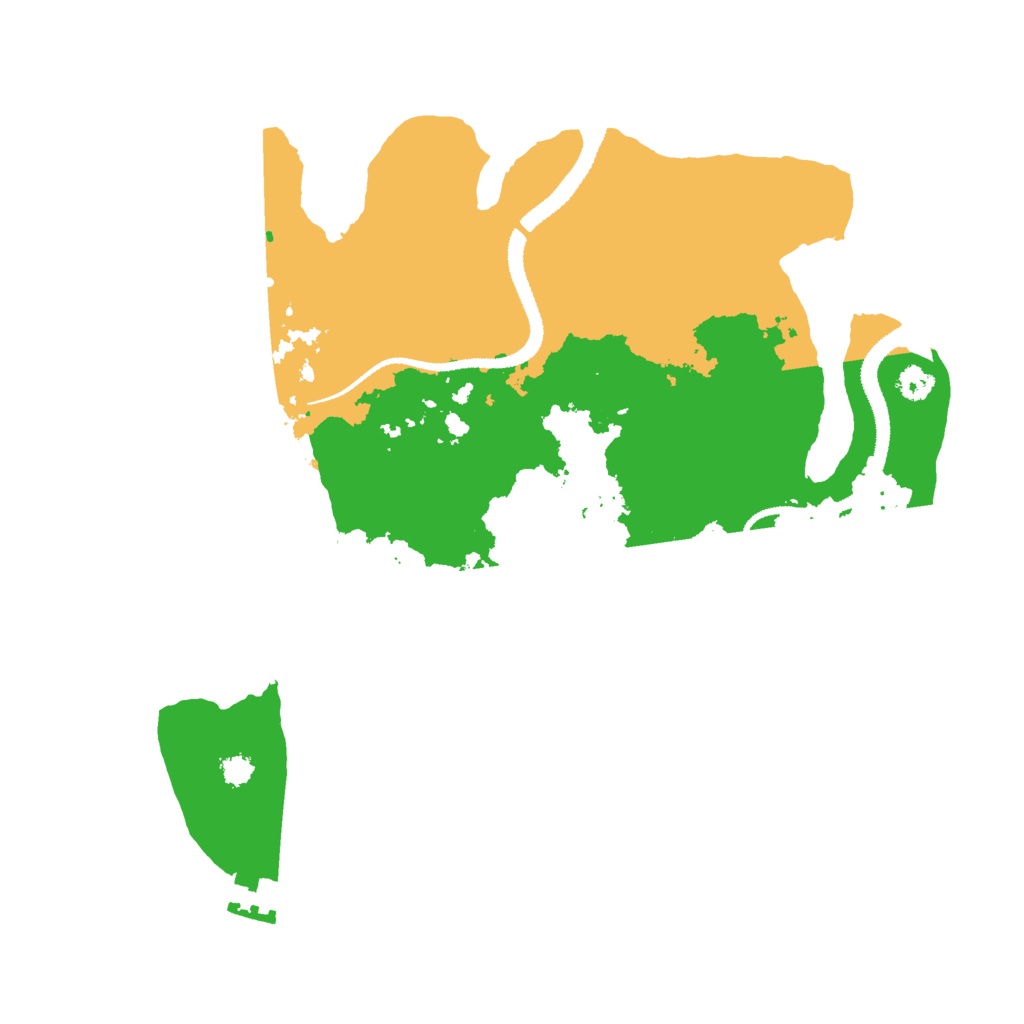 Biome Rust Map: Procedural Map, Size: 3000, Seed: 3469