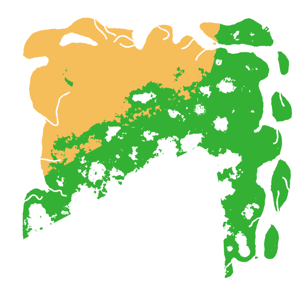 Biome Rust Map: Procedural Map, Size: 5000, Seed: 399242327