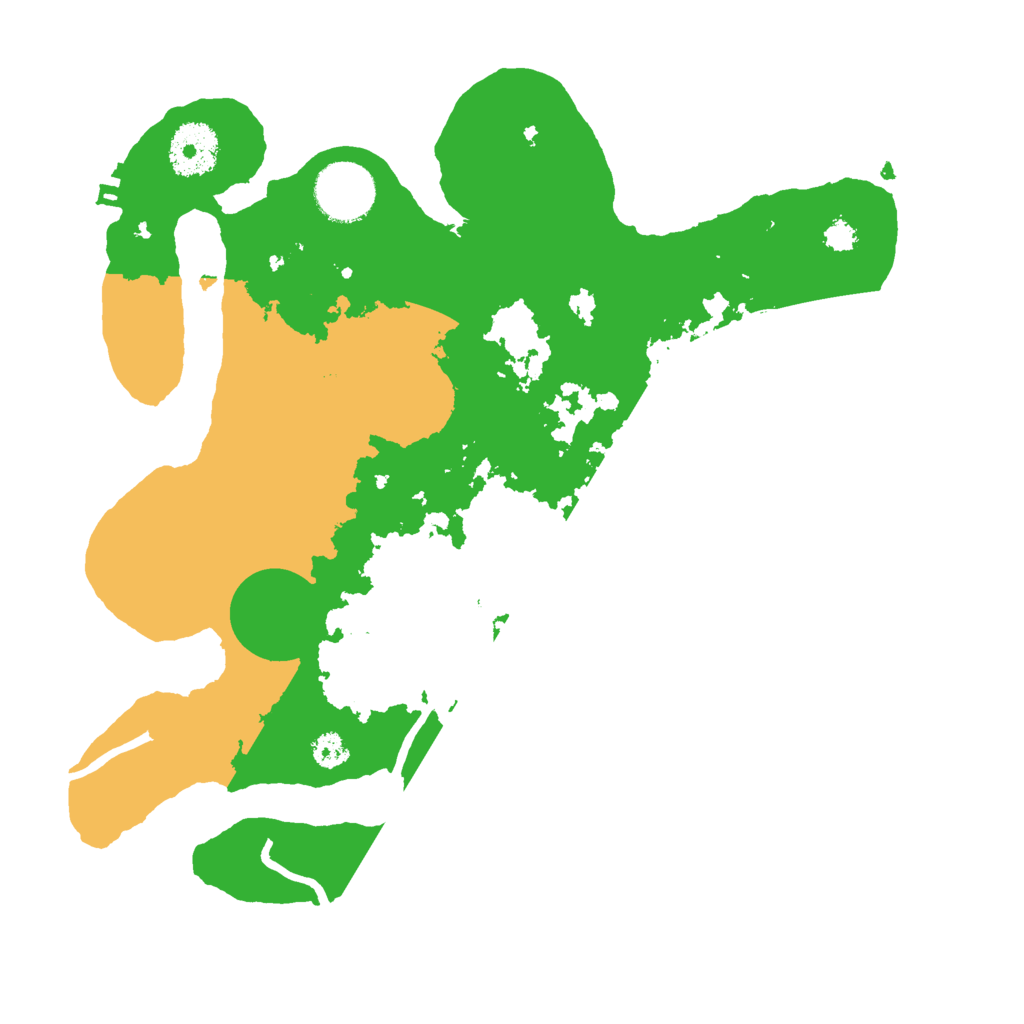 Biome Rust Map: Procedural Map, Size: 3000, Seed: 21672