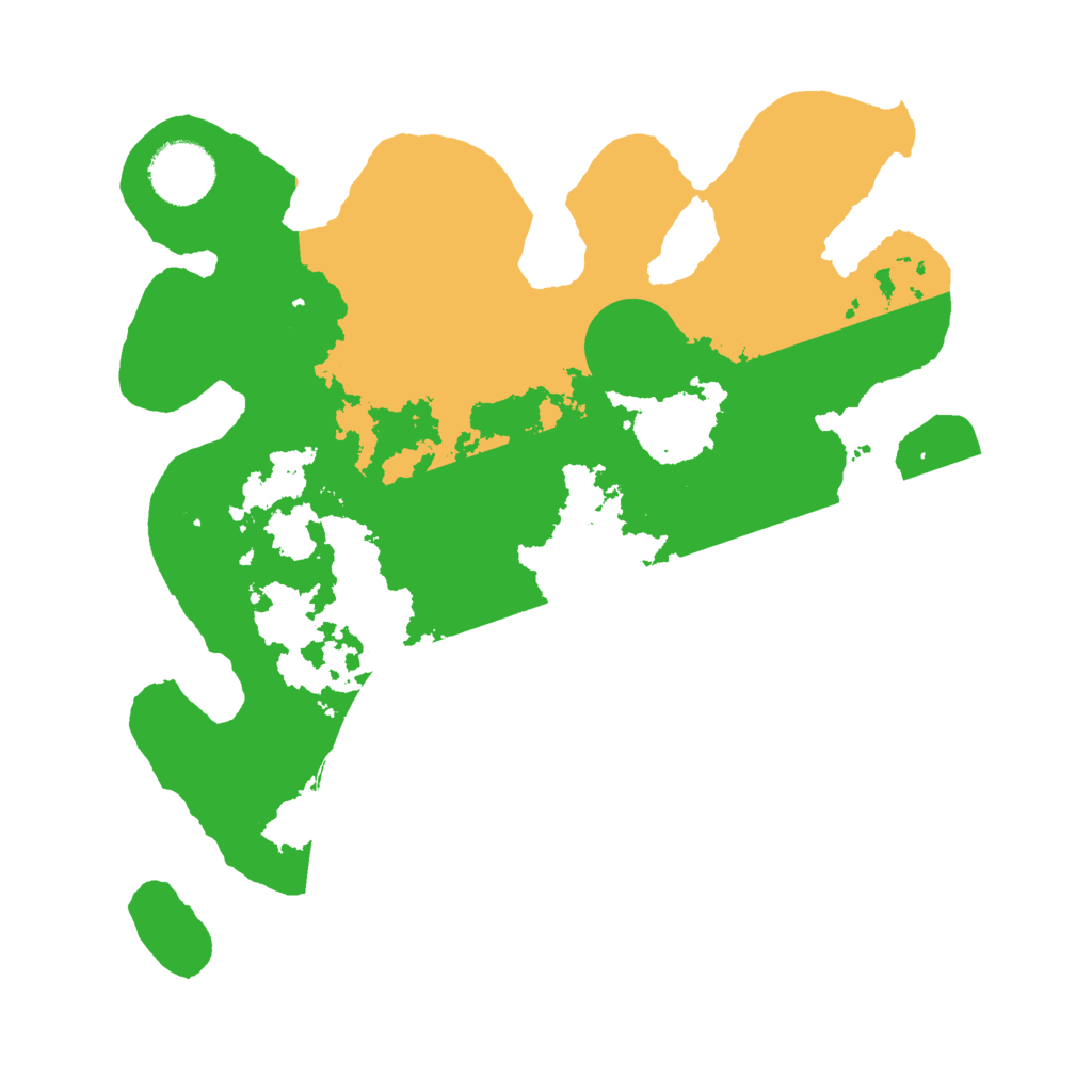 Biome Rust Map: Barren, Size: 3000, Seed: 31960