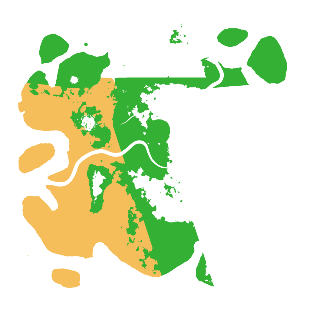 Biome Rust Map: Procedural Map, Size: 3600, Seed: 12904