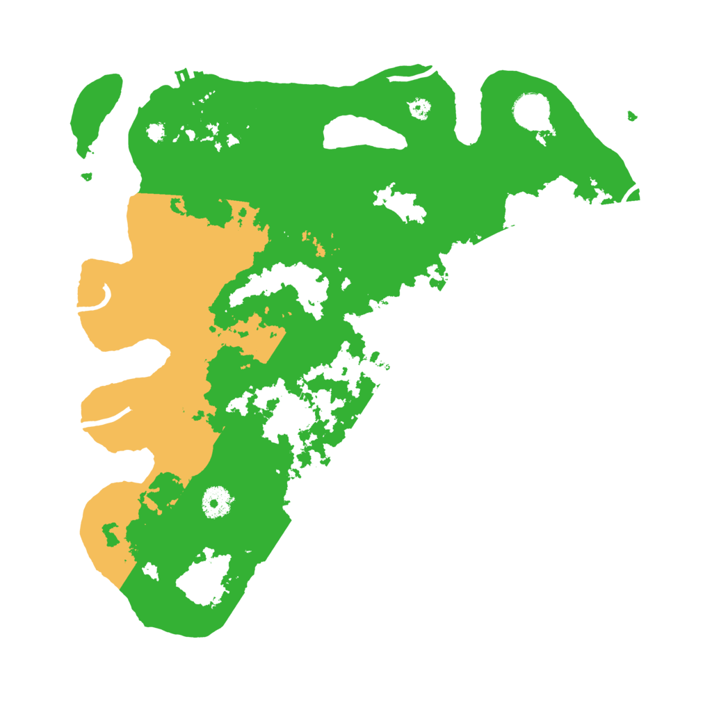 Biome Rust Map: Procedural Map, Size: 3500, Seed: 537725179