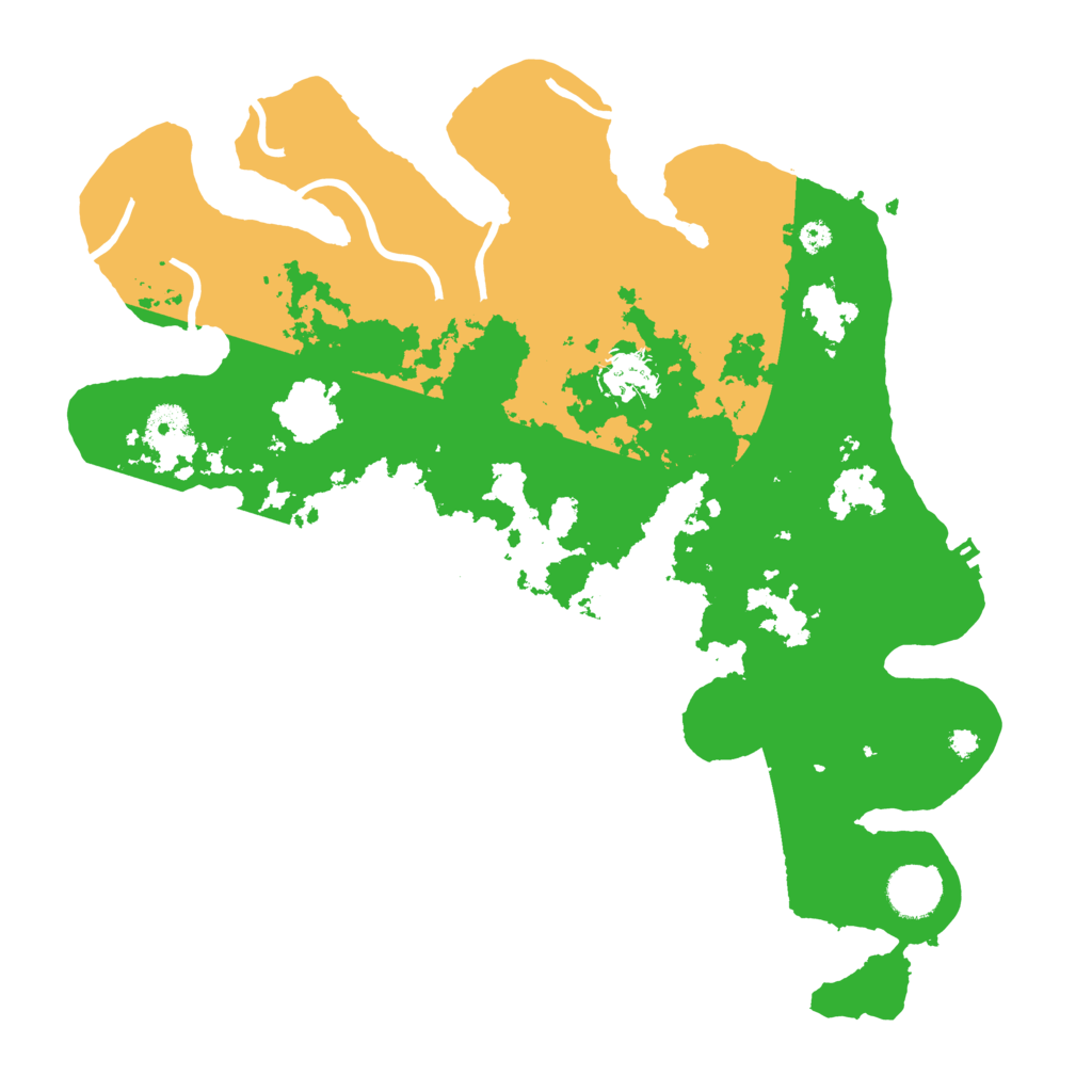 Biome Rust Map: Procedural Map, Size: 3600, Seed: 22904