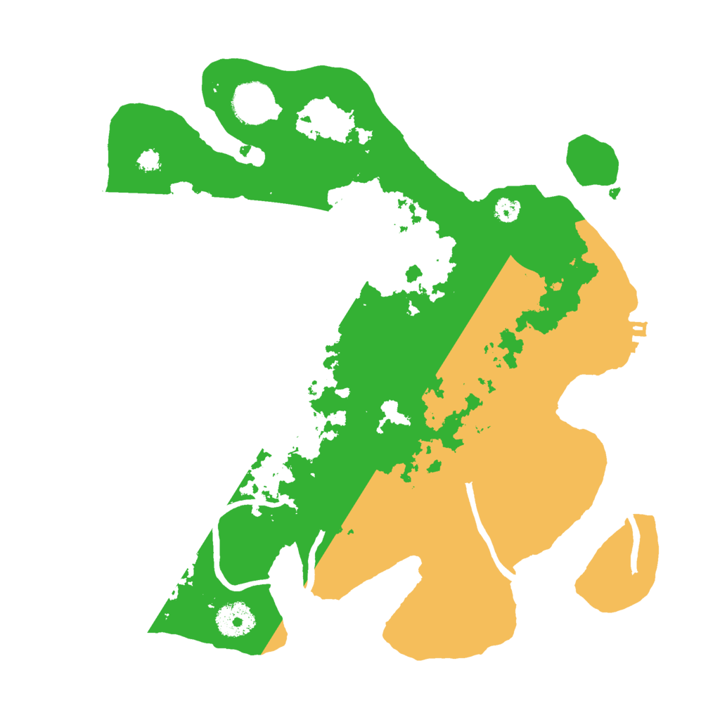 Biome Rust Map: Procedural Map, Size: 3000, Seed: 4552456