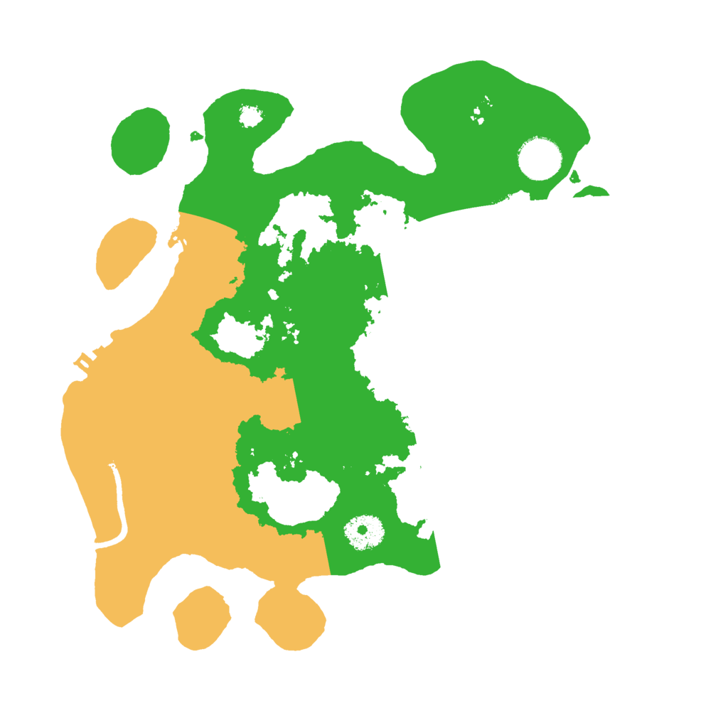 Biome Rust Map: Procedural Map, Size: 3000, Seed: 544696265