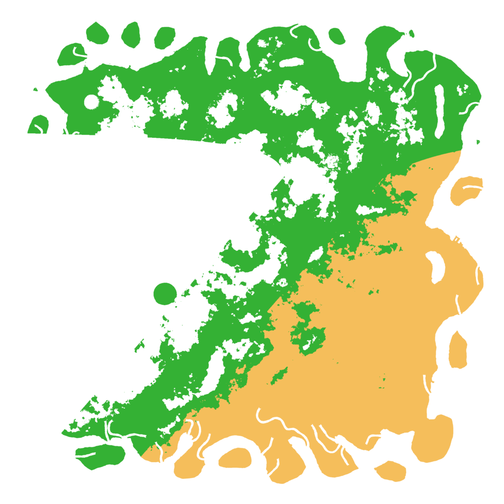 Biome Rust Map: Procedural Map, Size: 6000, Seed: 1292184311