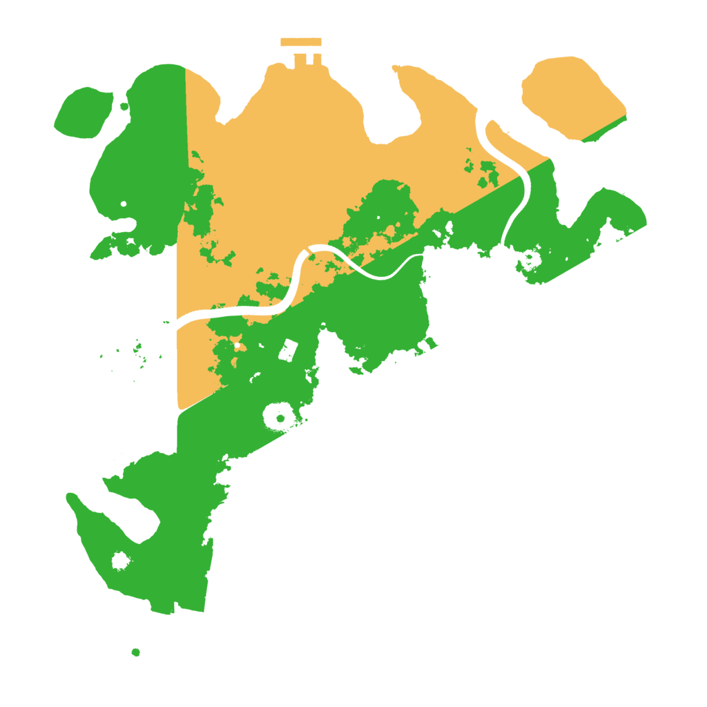 Biome Rust Map: Procedural Map, Size: 3500, Seed: 1220746367