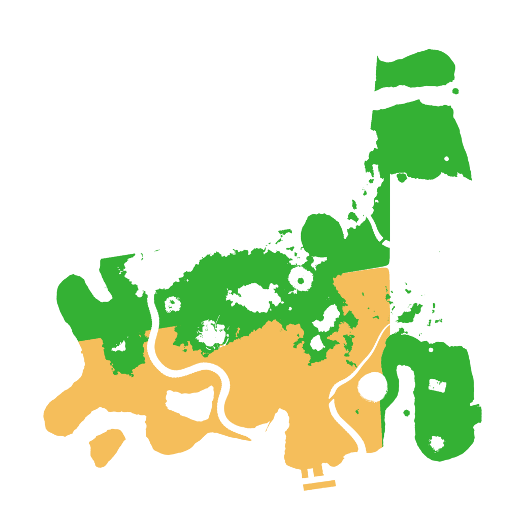 Biome Rust Map: Procedural Map, Size: 3250, Seed: 32045