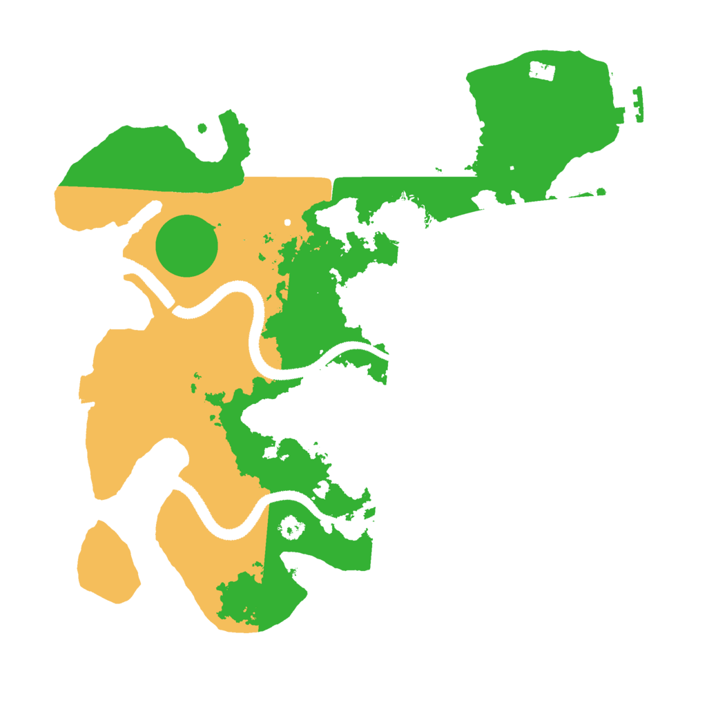 Biome Rust Map: Procedural Map, Size: 3000, Seed: 435534536