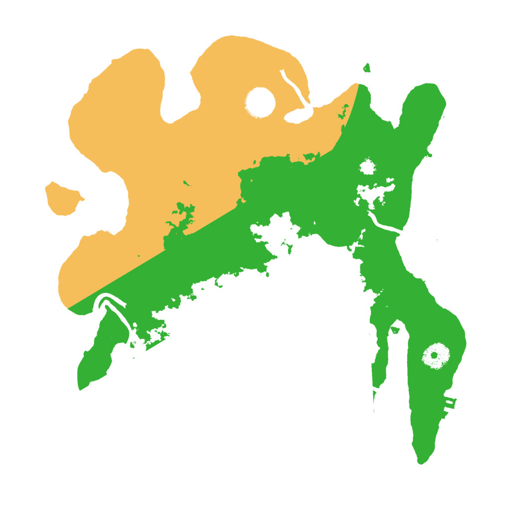 Biome Rust Map: Procedural Map, Size: 3000, Seed: 5820