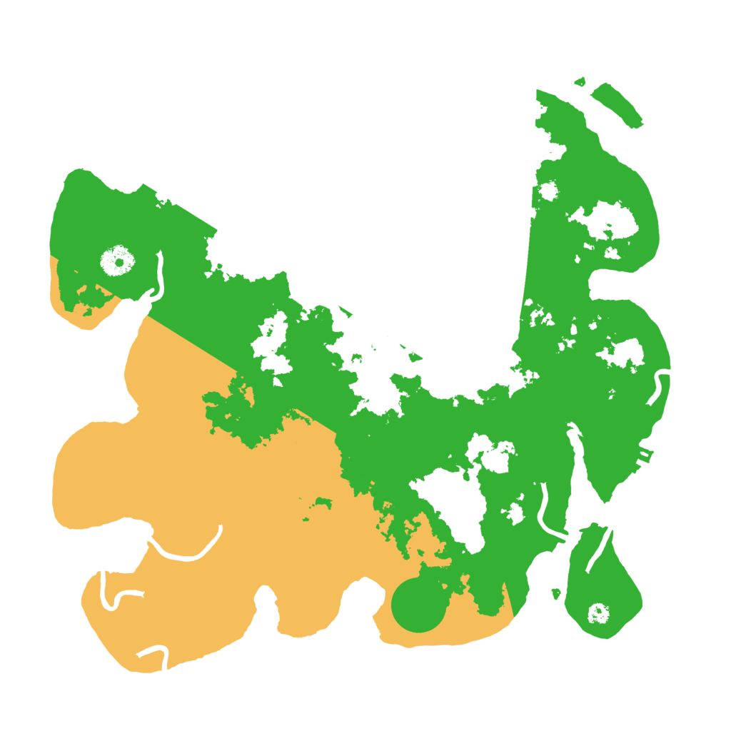 Biome Rust Map: Procedural Map, Size: 3500, Seed: 452653471