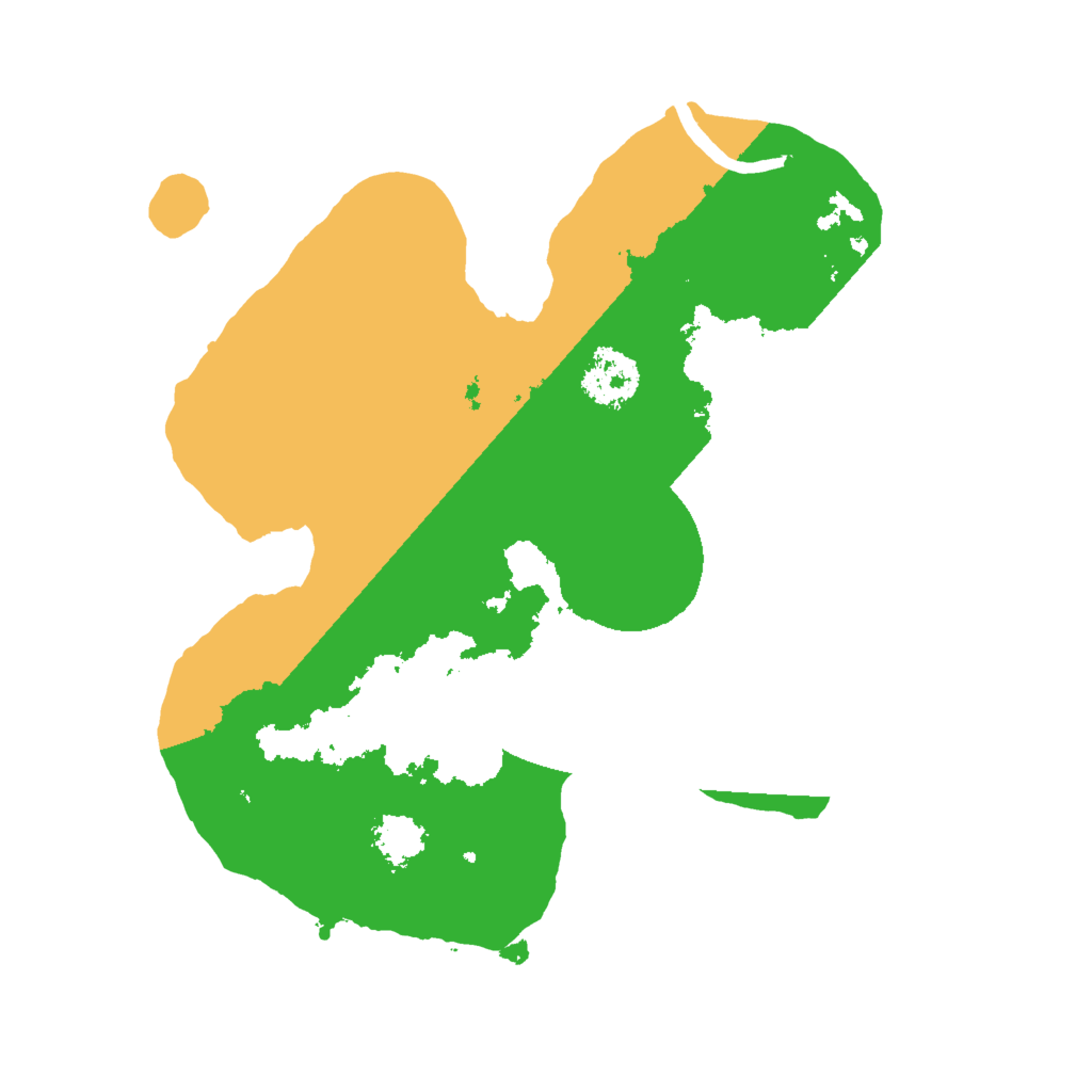 Biome Rust Map: Procedural Map, Size: 2000, Seed: 64
