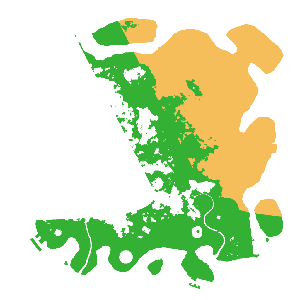 Biome Rust Map: Procedural Map, Size: 3950, Seed: 32324