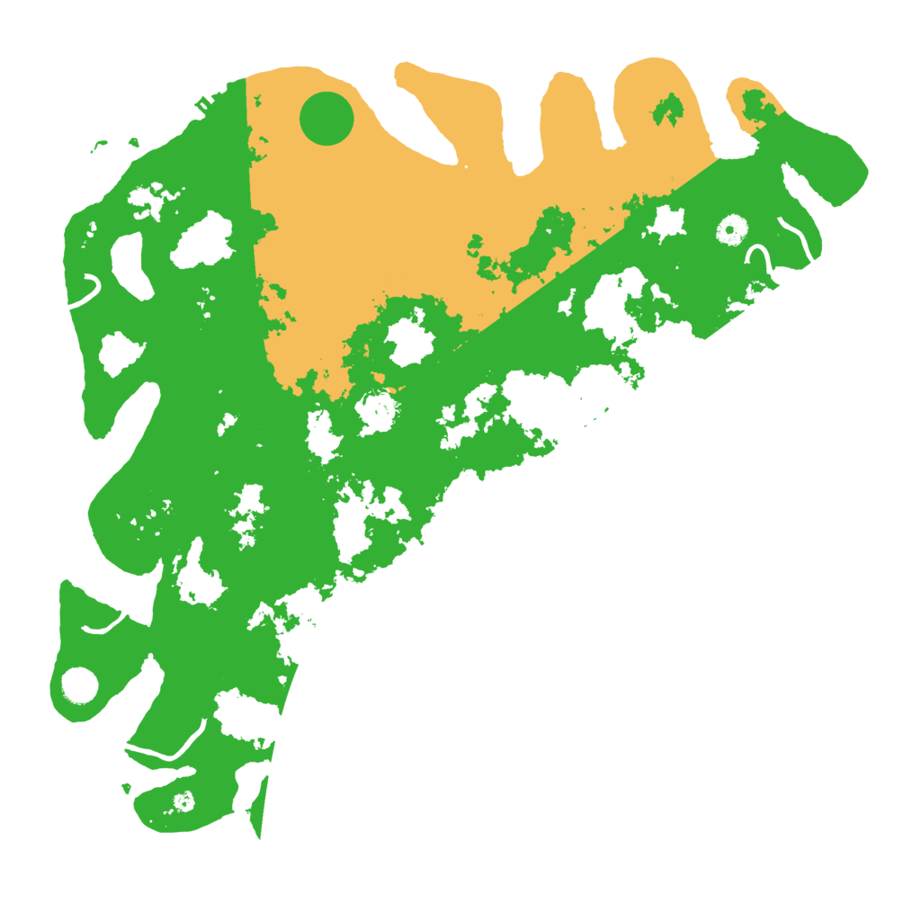 Biome Rust Map: Procedural Map, Size: 4500, Seed: 553640616