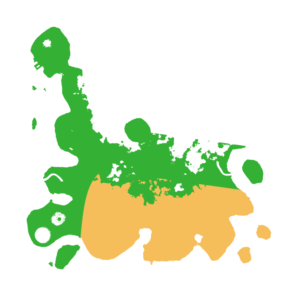 Biome Rust Map: Procedural Map, Size: 3300, Seed: 12892
