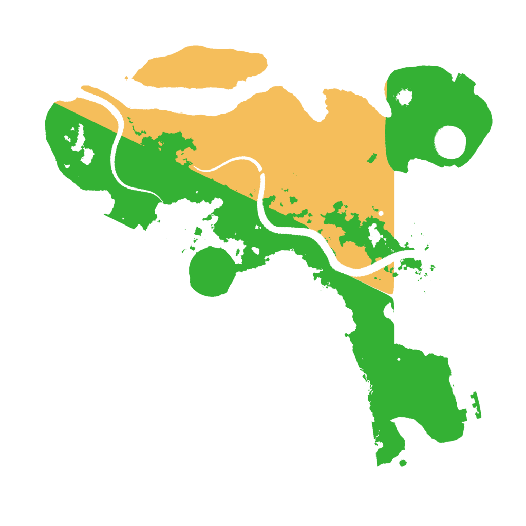 Biome Rust Map: Procedural Map, Size: 3000, Seed: 10255