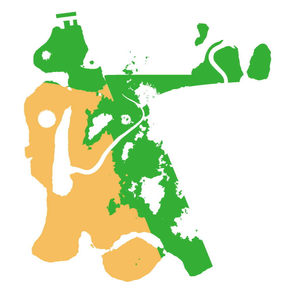 Biome Rust Map: Procedural Map, Size: 3000, Seed: 32104
