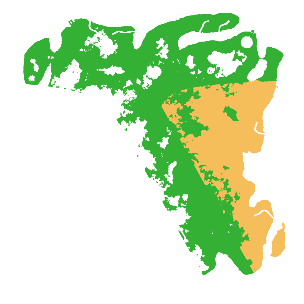 Biome Rust Map: Procedural Map, Size: 4500, Seed: 78706481