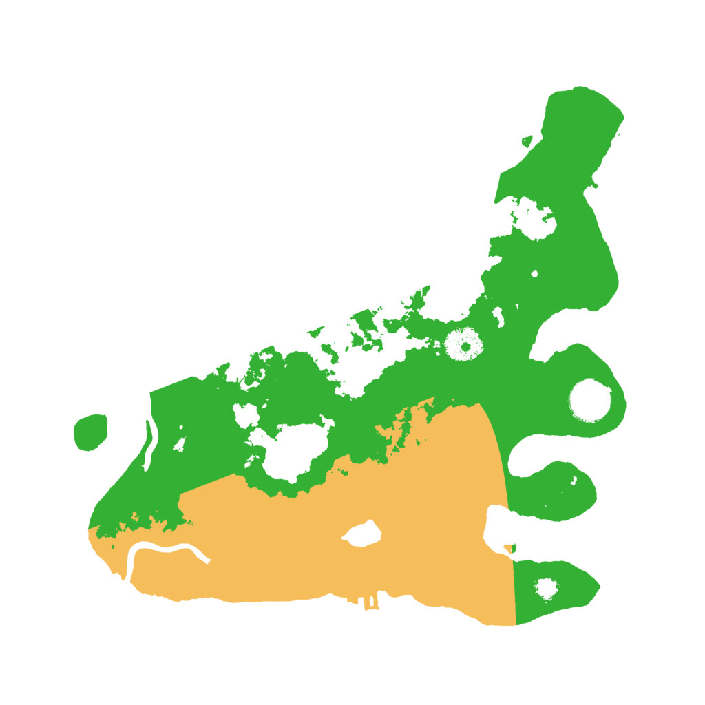 Biome Rust Map: Procedural Map, Size: 3000, Seed: 75546
