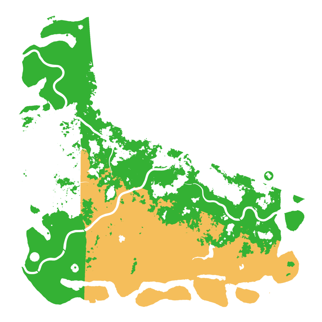 Biome Rust Map: Procedural Map, Size: 6000, Seed: 4527