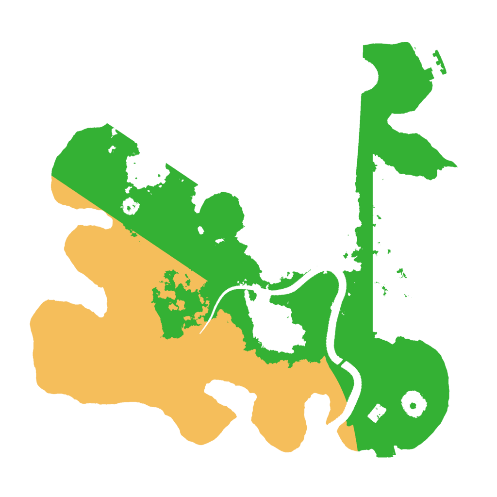 Biome Rust Map: Procedural Map, Size: 3000, Seed: 13492