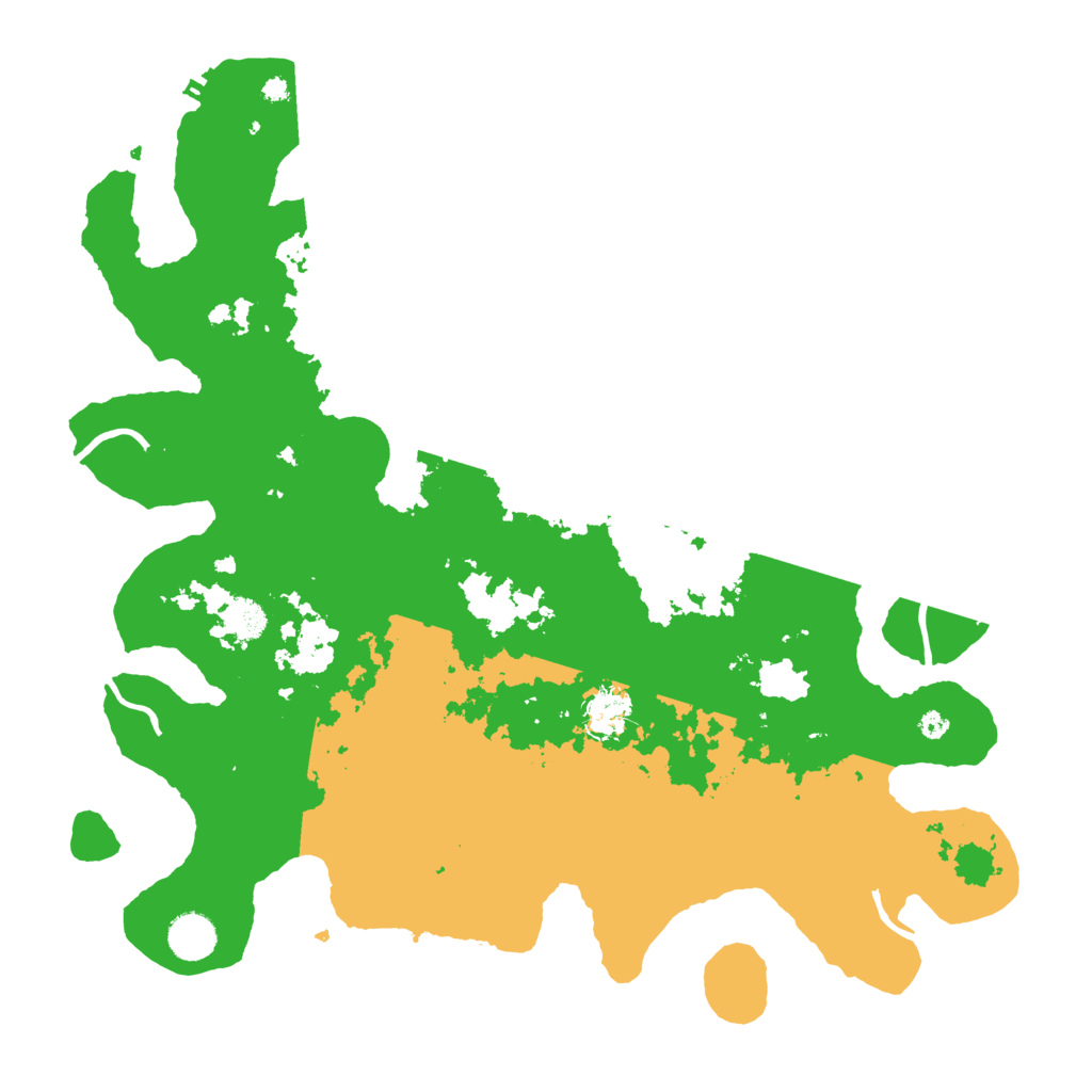 Biome Rust Map: Procedural Map, Size: 4000, Seed: 550620