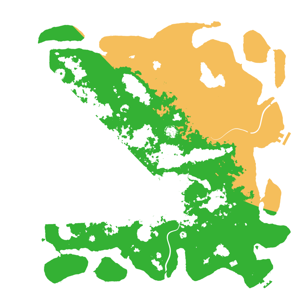 Biome Rust Map: Procedural Map, Size: 4497, Seed: 110