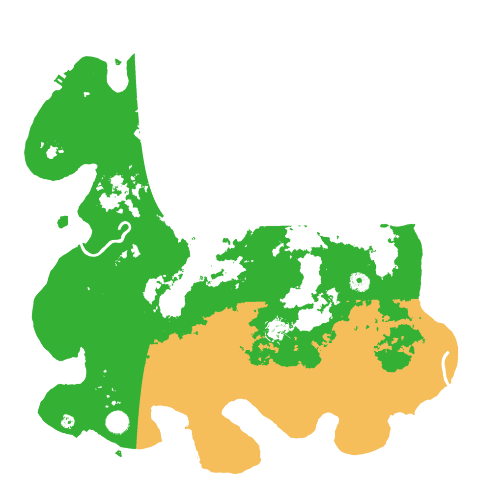 Biome Rust Map: Procedural Map, Size: 3800, Seed: 8092