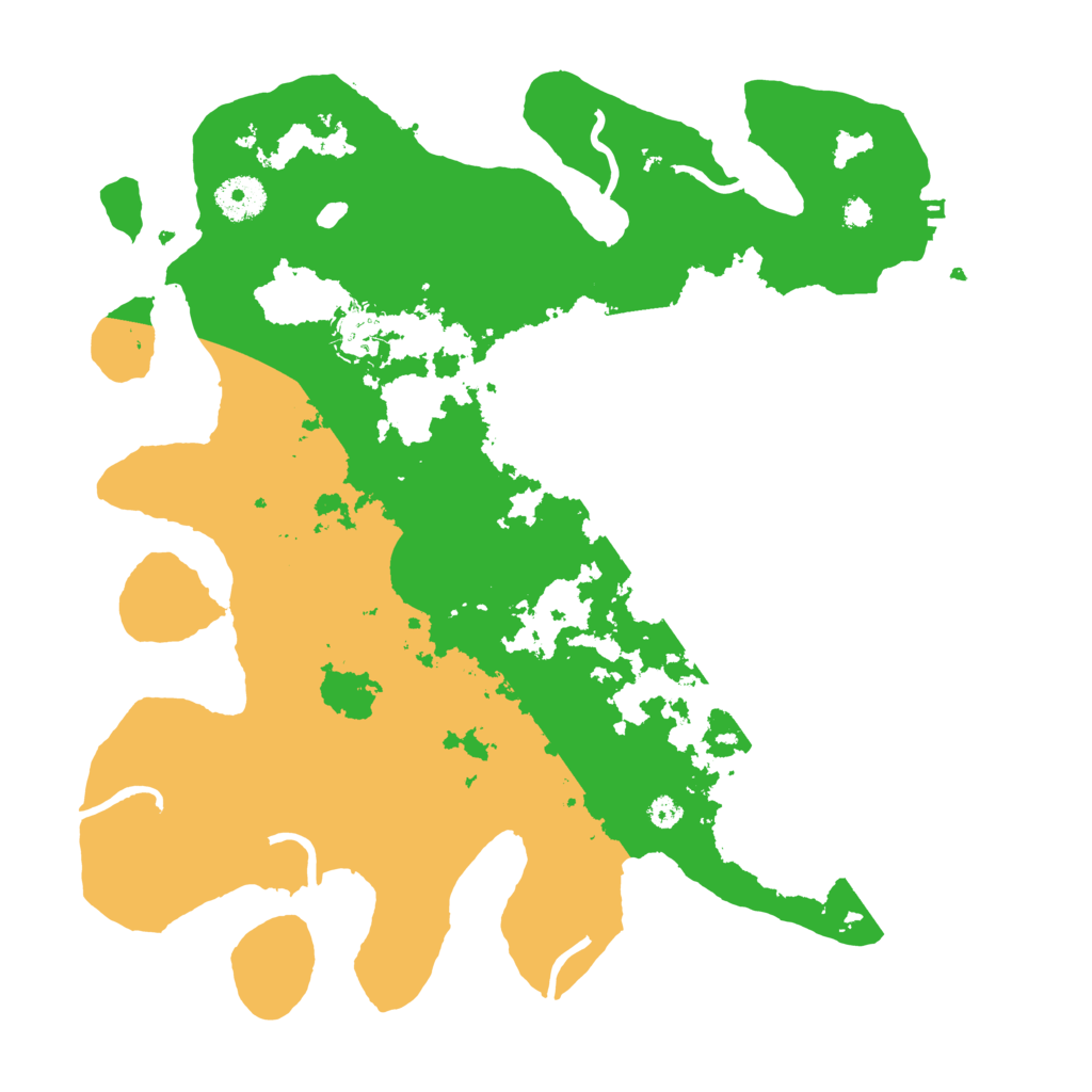 Biome Rust Map: Procedural Map, Size: 3500, Seed: 89296210