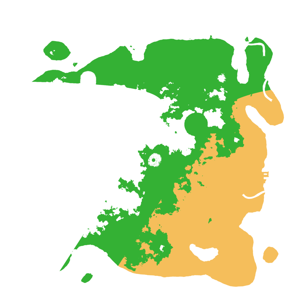 Biome Rust Map: Procedural Map, Size: 3500, Seed: 1402330129